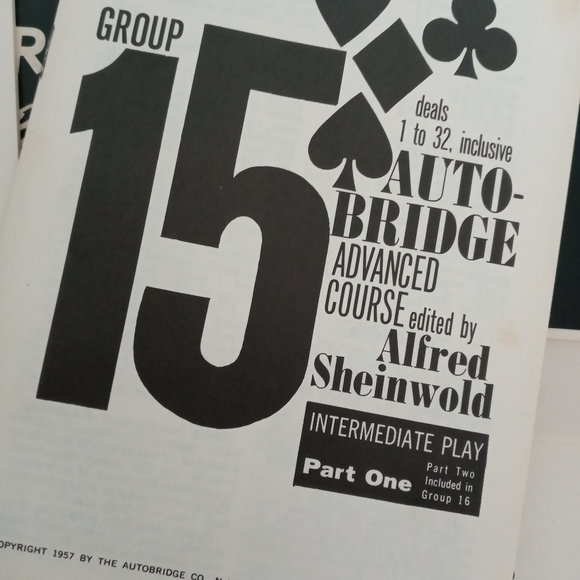 vintage Auto Bridge game original box 1957 card game 4 hand - Picture 7 of 9